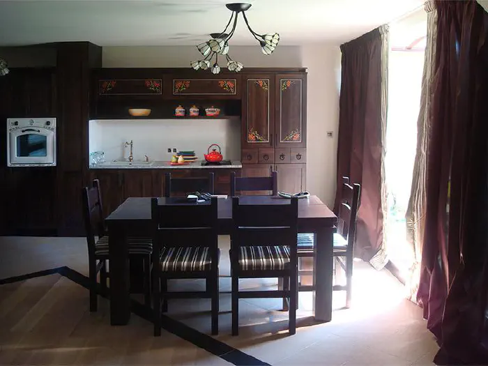 Kitchen with Maria’s painting - мебели от масив София